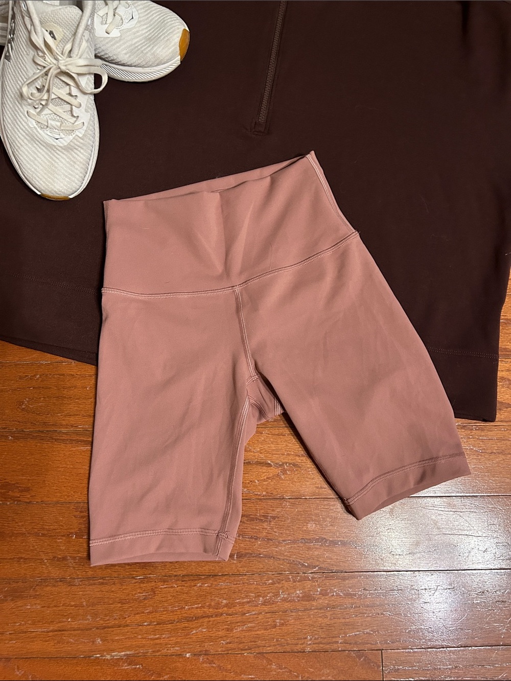 Lululemon Mauve Bike Shorts